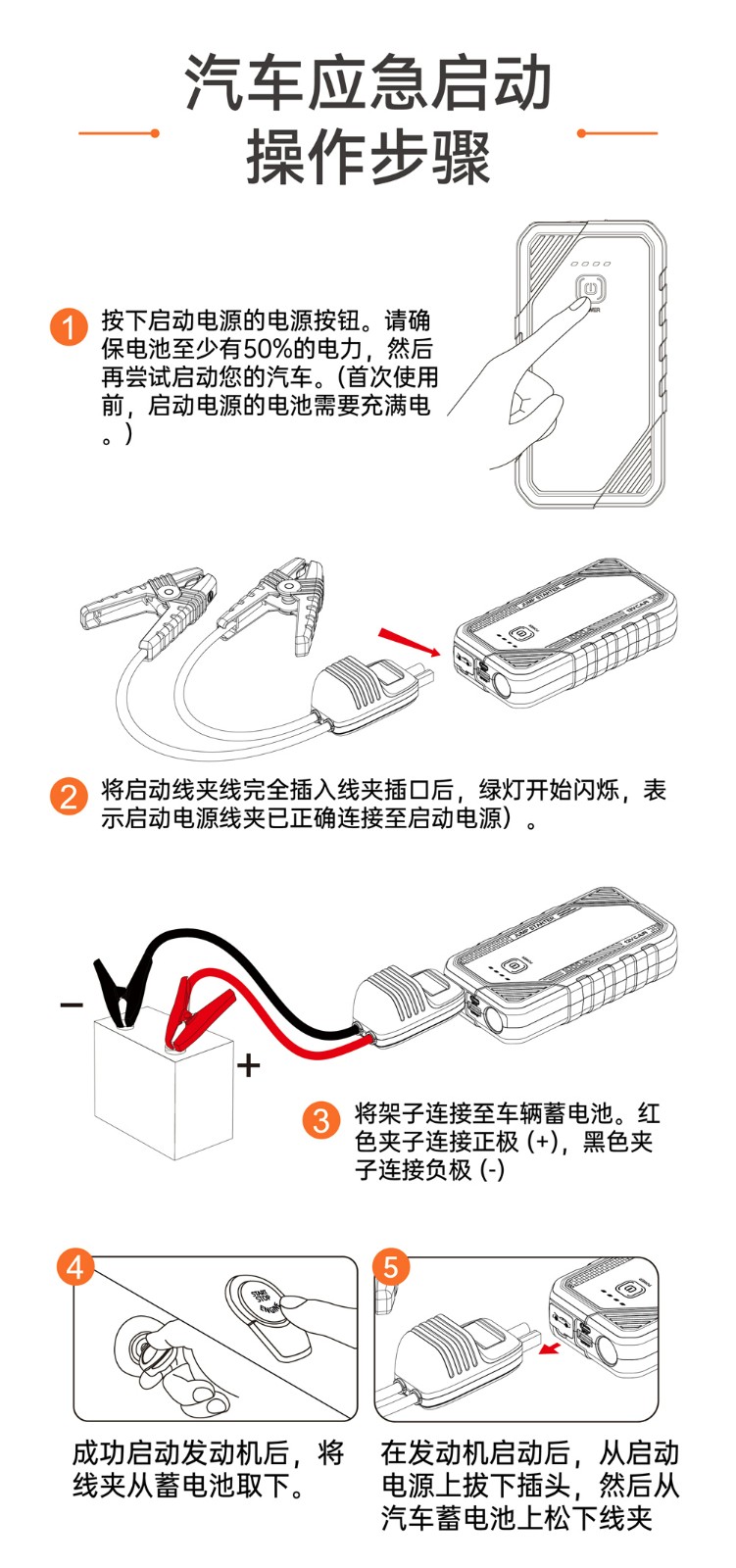 Boltpower電將軍K23多功能汽車(chē)啟動(dòng)電源10